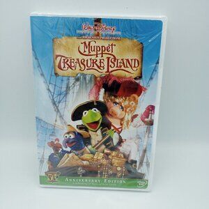 Muppets Treasure Island DVD Sealed. Kids Family Music Singing Henson Disney